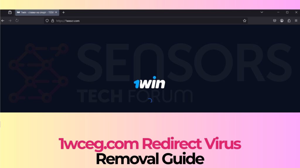 1wceg.com Redirects Virus - How to Remove It
