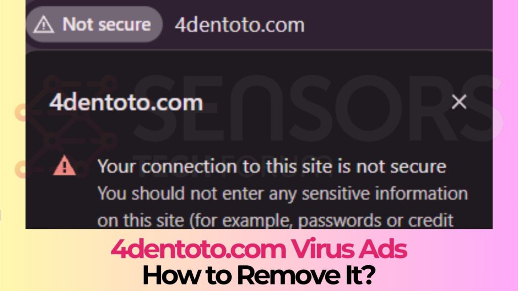 4dentoto.com Ads Virus - How to Remove It