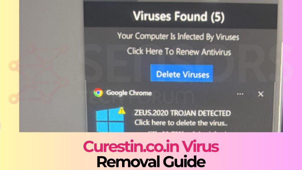 Curestin.co.in Pop-ups Virus - Removal Guide