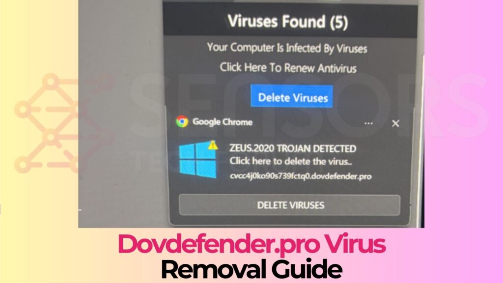 Dovdefender.pro Pop-ups Virus - How to Remove It 