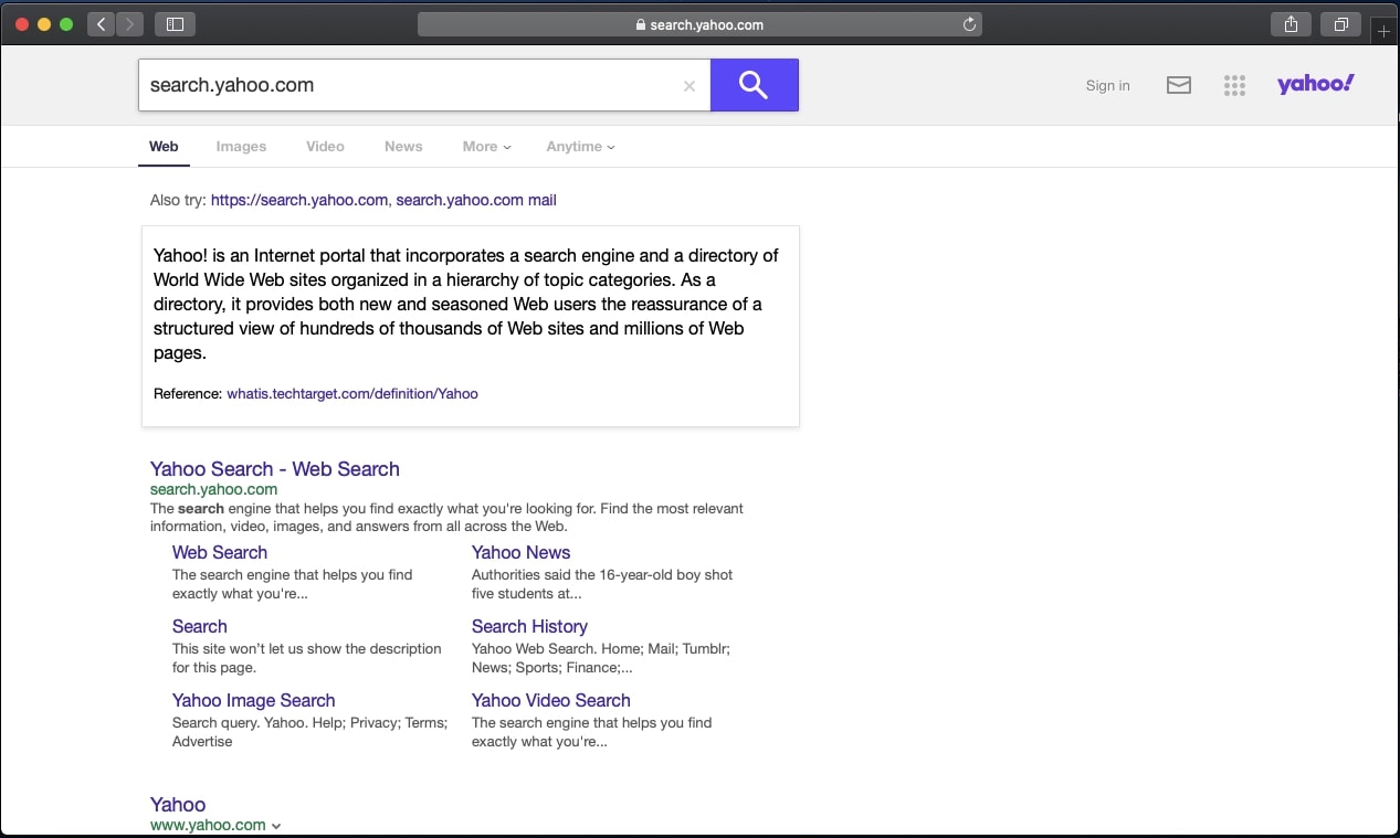 how to remove yahoo search from safari sensorstechforum