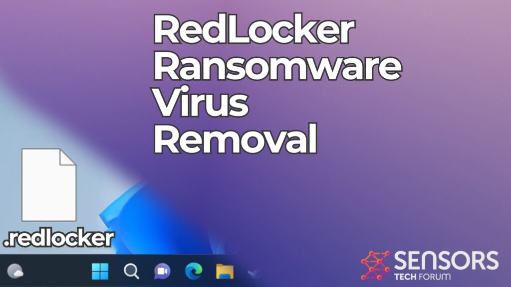 RedLocker Virus [.redlocker Files] - Removal + Decryption
