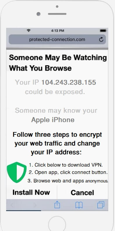 stf-protected-connection.com-iphone-redirect